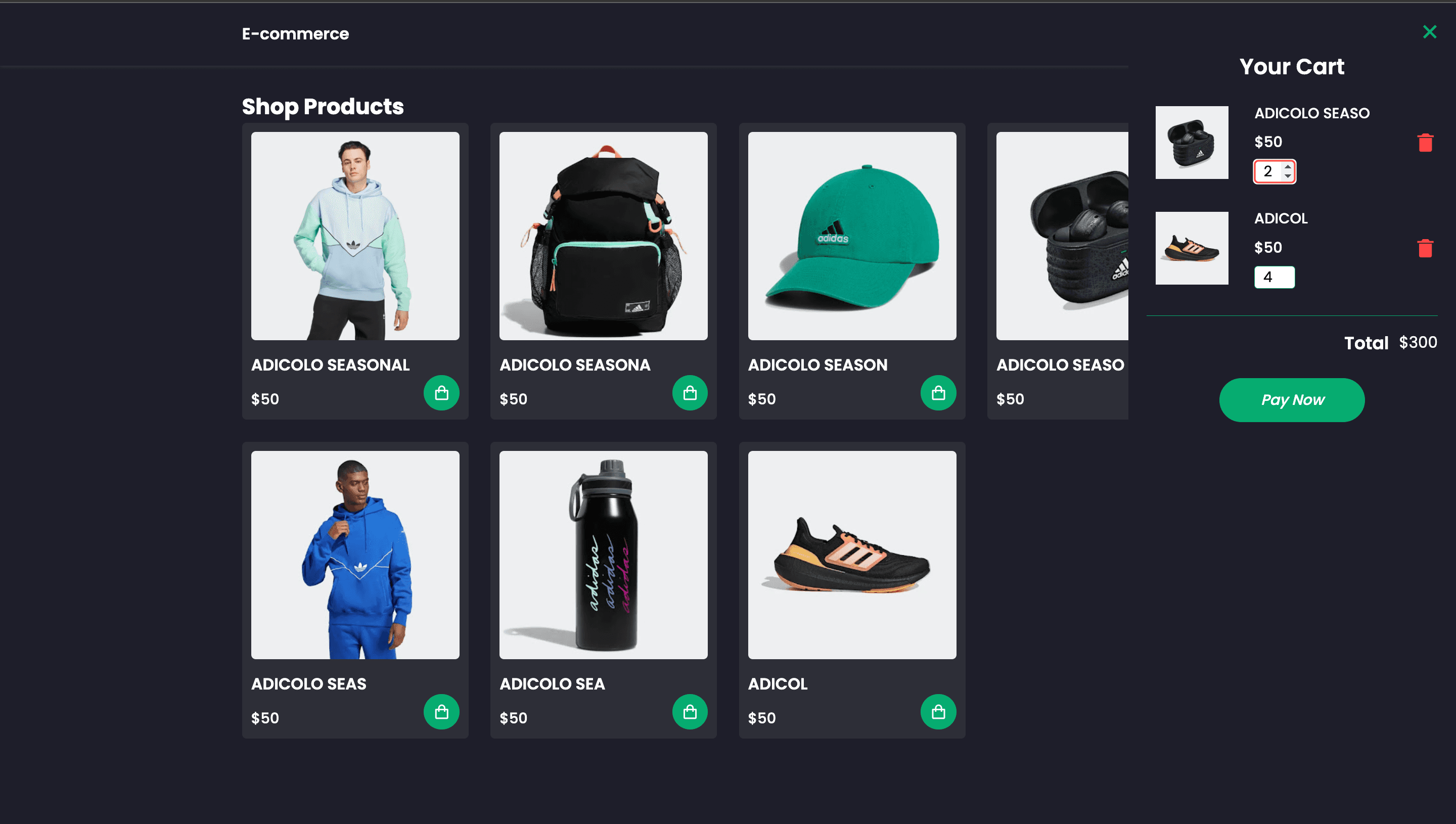 E-Commerce App en JavaScript